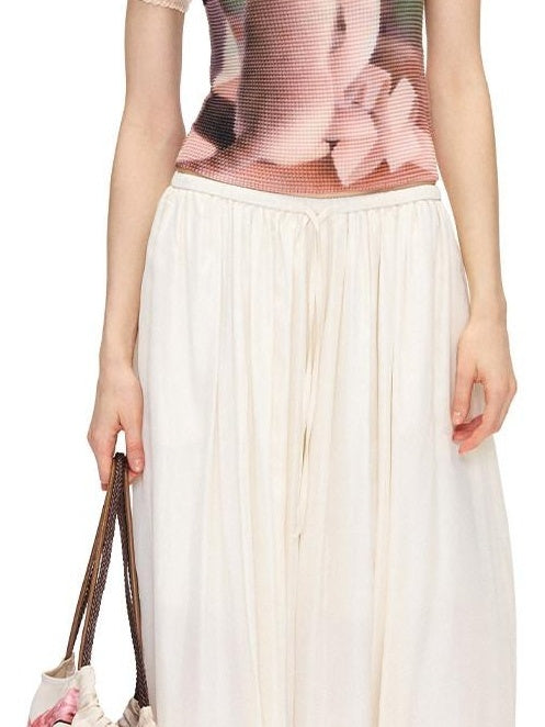 OuttheBlue Lightweight Polyester Slim Cropped Animal Print Women Short Sleeve T-Shirts