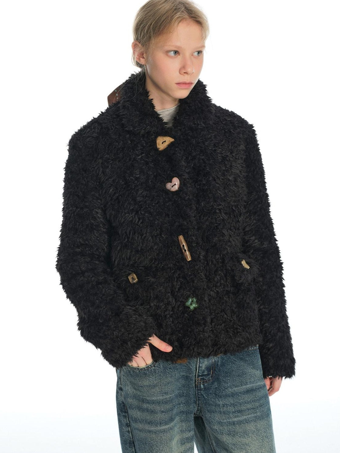 OuttheBlue Lightweight Water Resistant Puffer Slim Fit Black Casual Jackets