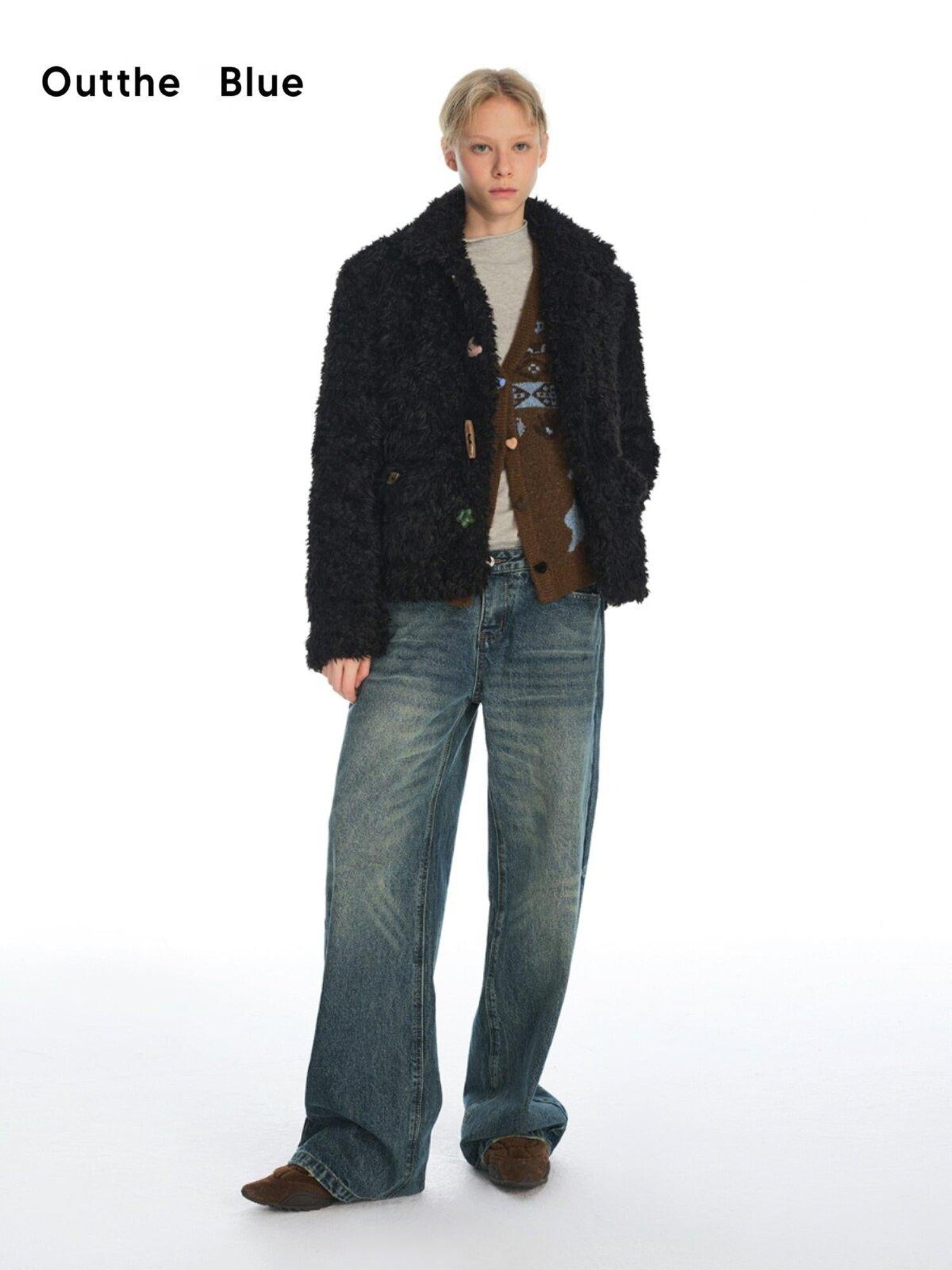 OuttheBlue Lightweight Water Resistant Puffer Slim Fit Black Casual Jackets