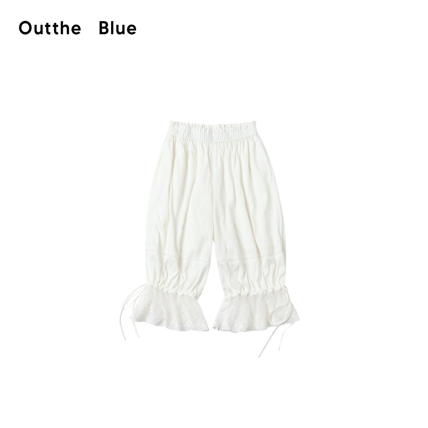 OuttheBlue_Moonlight_White_Lace_Splice_Tie_Elastic_Waist_Women&