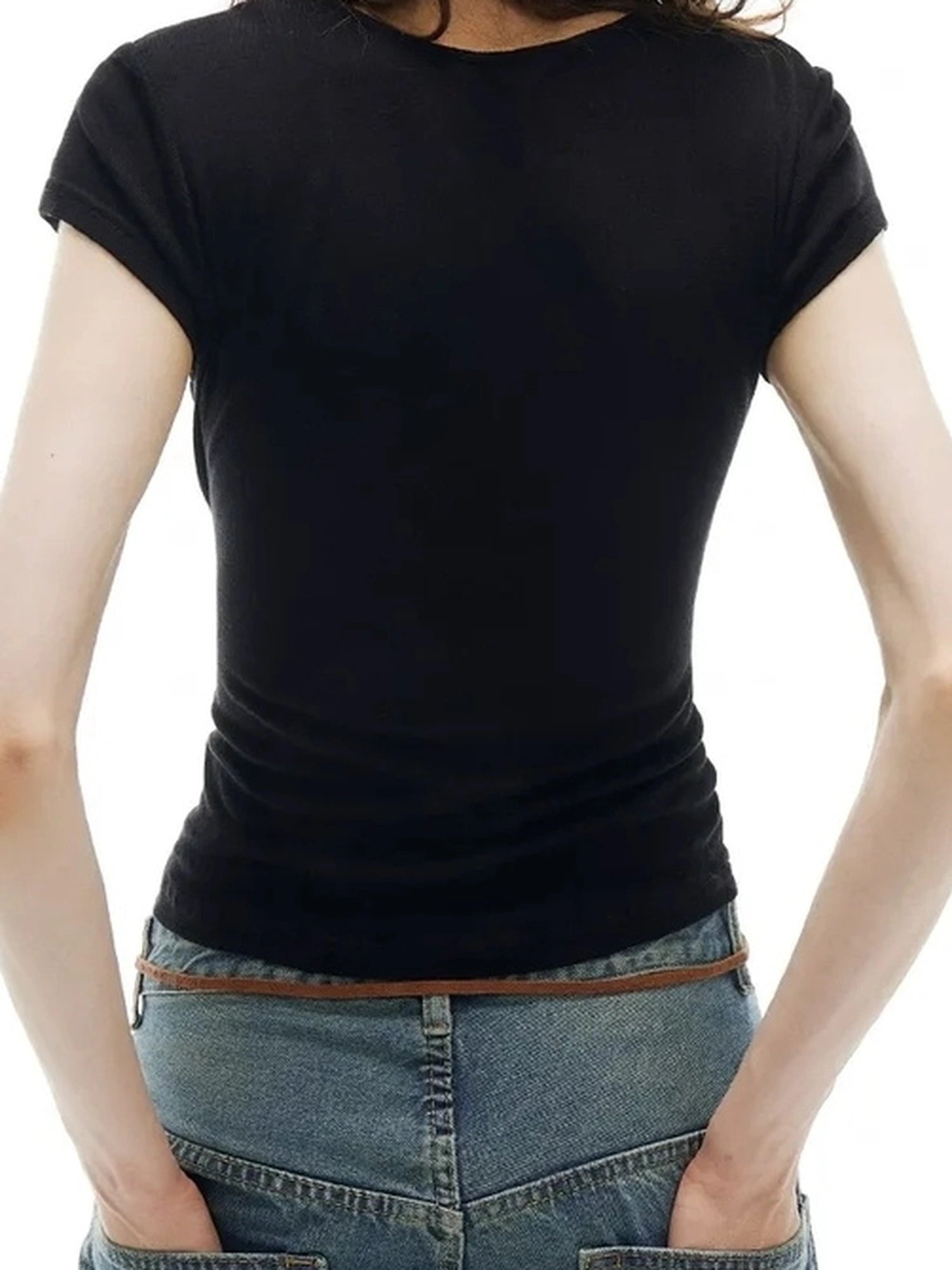 OuttheBlue Out The Blue Black Henley Top Soft Tencel