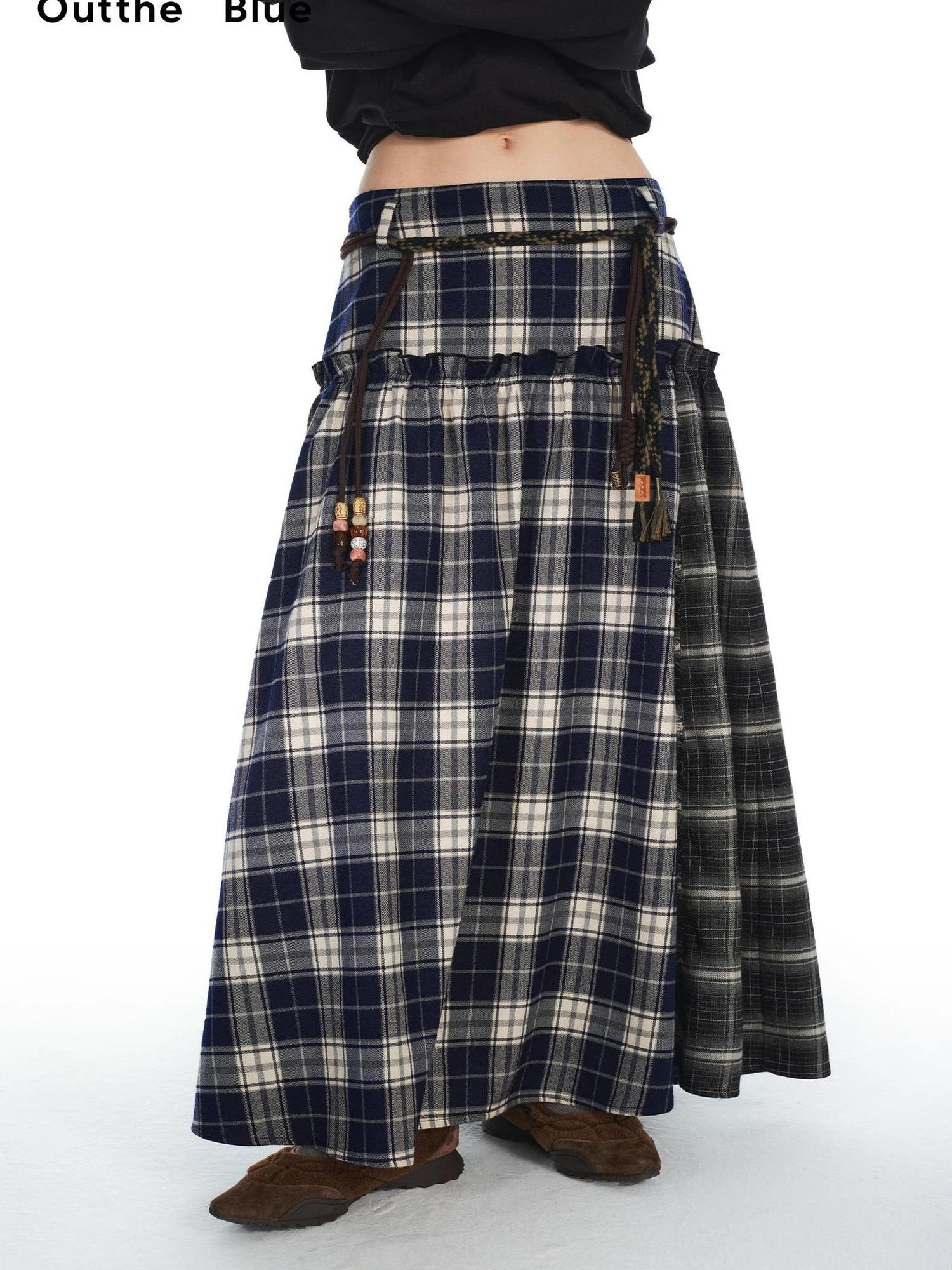 OuttheBlue Vintage Beaded Logo Waist Rope