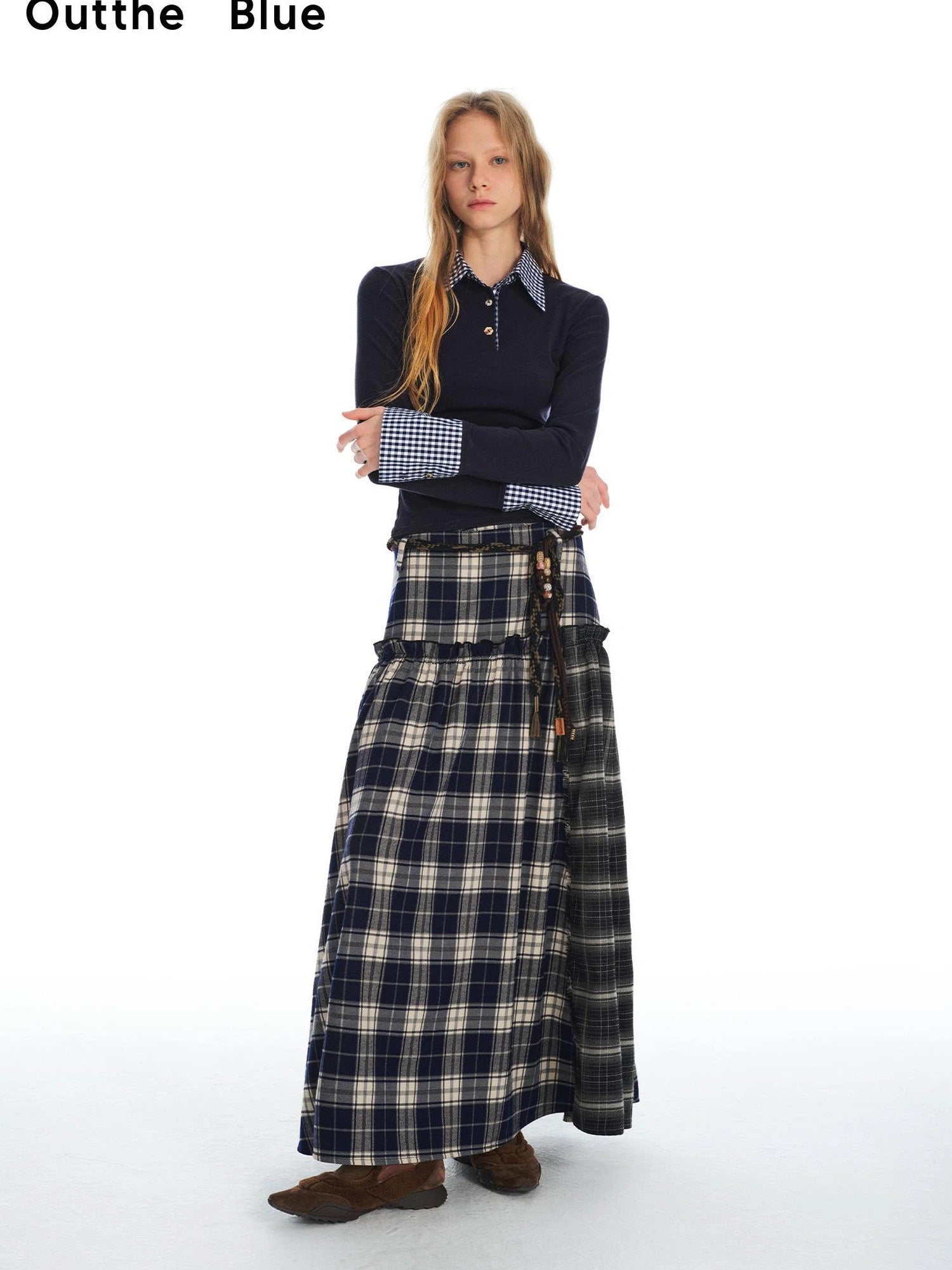 OuttheBlue Vintage Beaded Logo Waist Rope