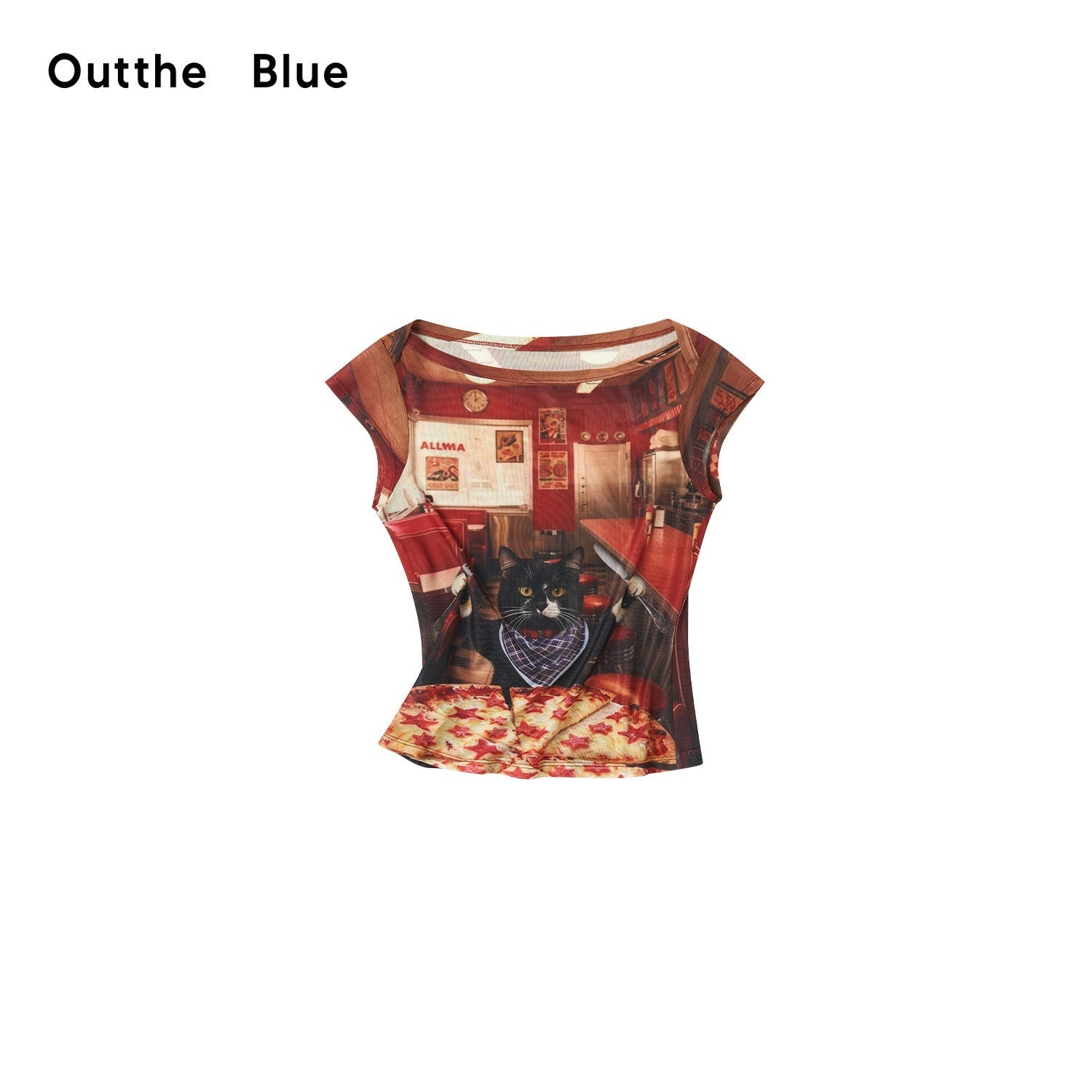 OuttheBlue_Vintage_Mesh_Flutter_Sleeve_Slim_Fit_Women&