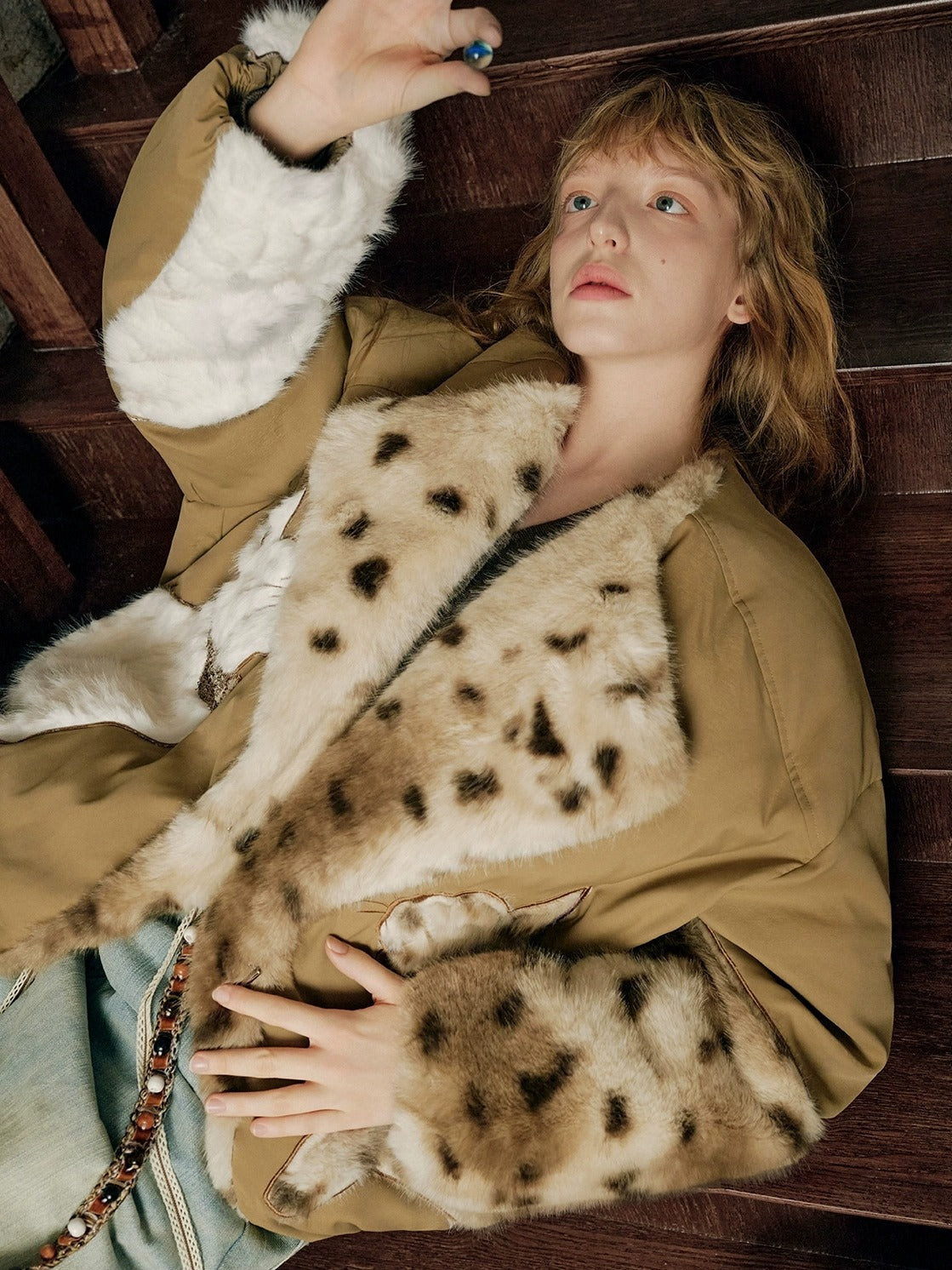 OuttheBlue Warm 90 Percent White Duck Down Casual Khaki No Hood Women Down Jacket