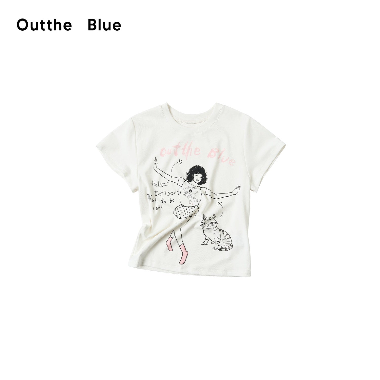 OuttheBlue_White_Line_Art_Print_Slim_Fit_Women&