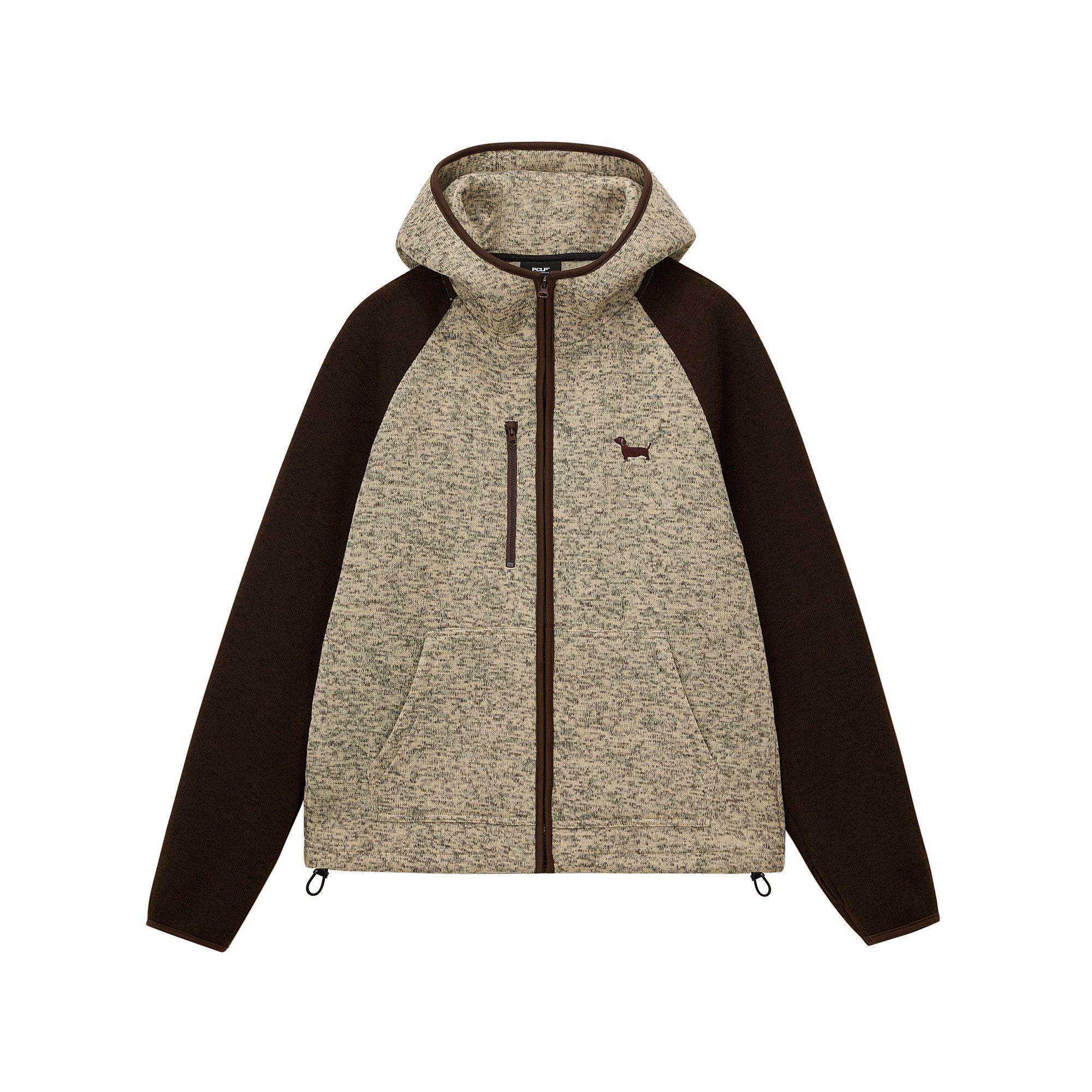 PCLP_Embroidered_Animal_Hooded_Zip_Front_Regular_Fit_Unisex_Polyester_Jacket_MISSTT