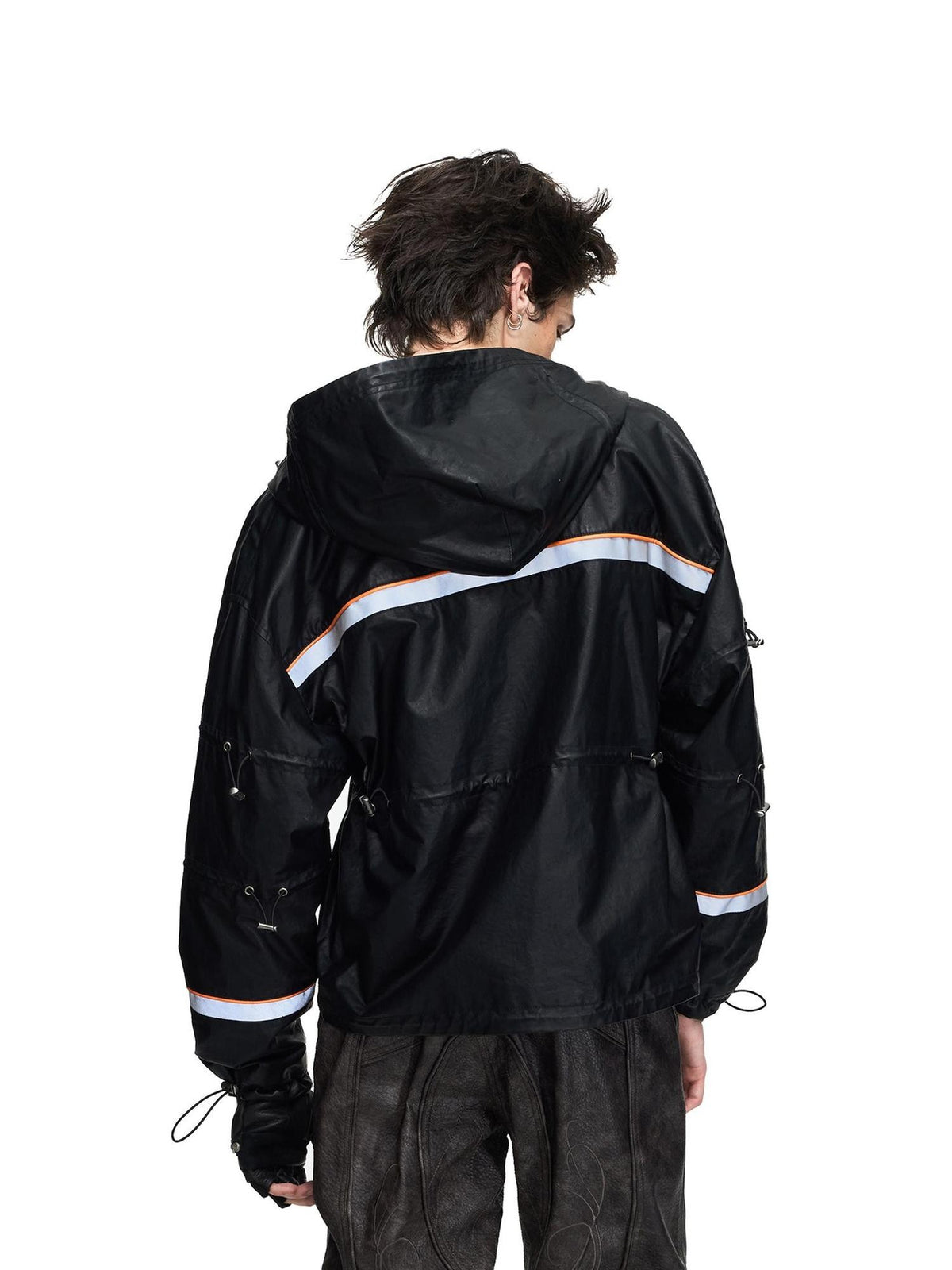 PEOPLESENSE Reflective Techwear Loose Drop Shoulder Women&