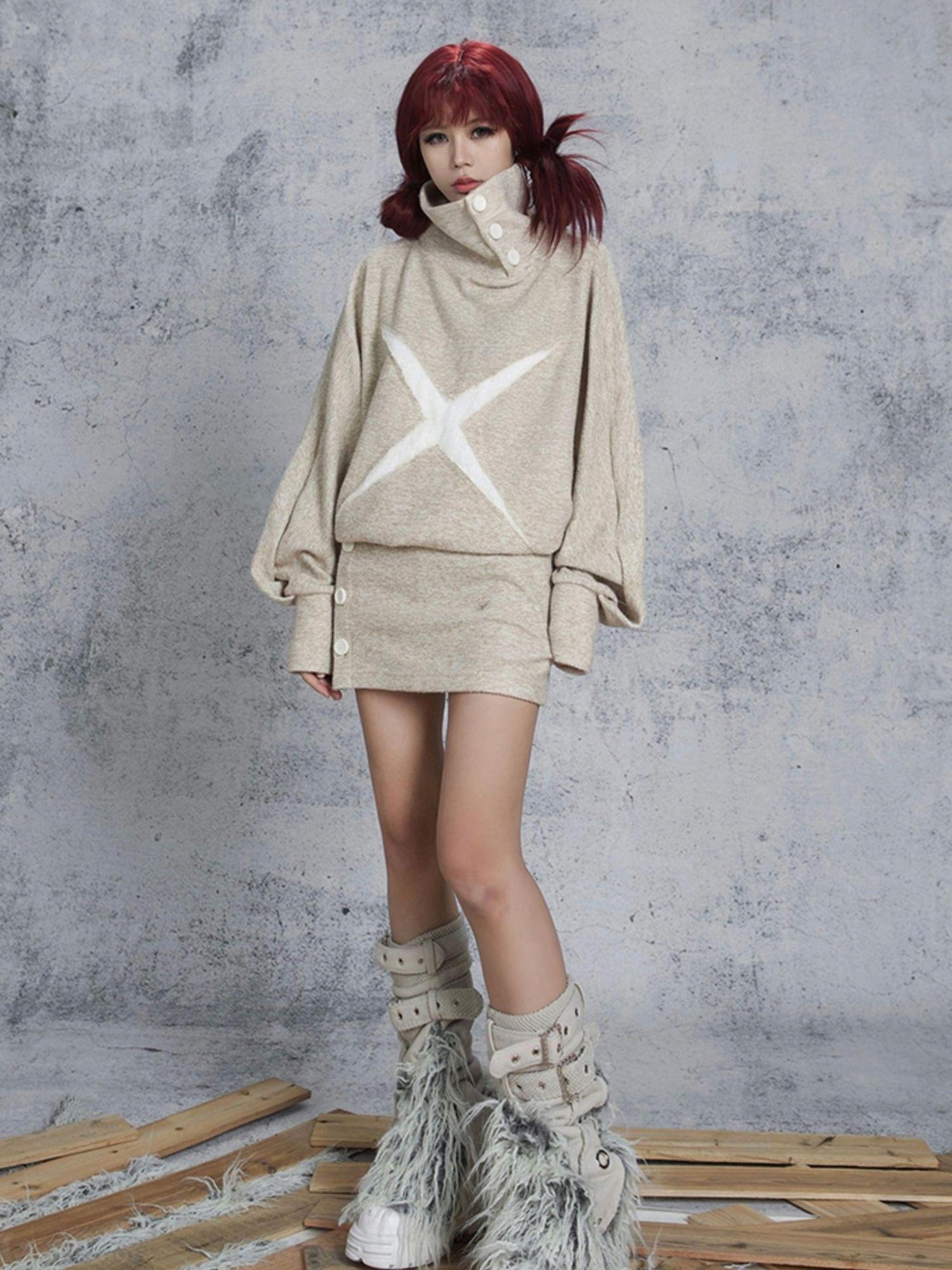 ARIADNAw Patchwork Wool Punk Shorts Deer Velvet Street Edge