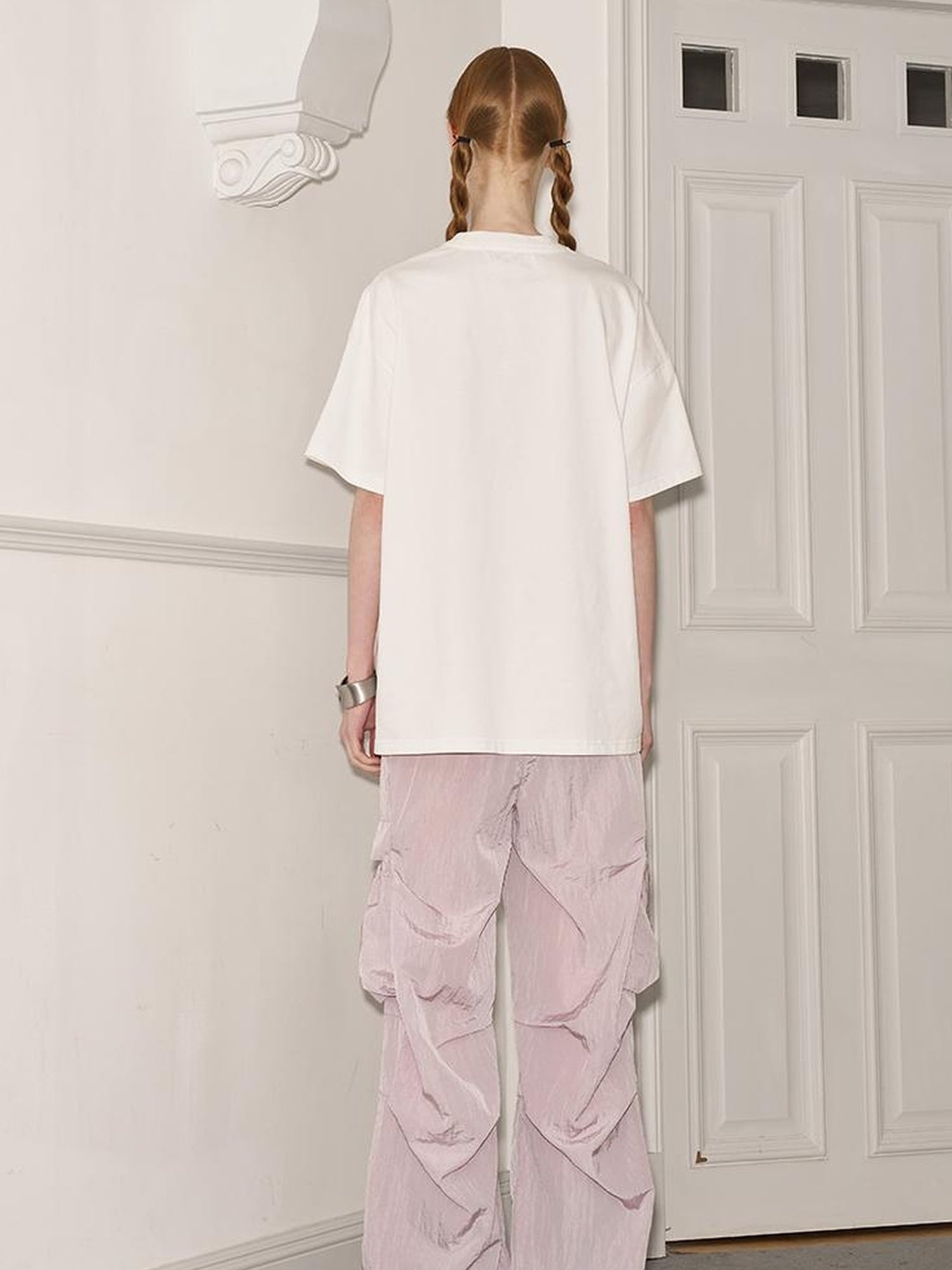 DIDDI MODA Pearl Dragon Print Cotton Tee