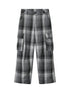 Pixel Grid Wide Leg Lounge Pants