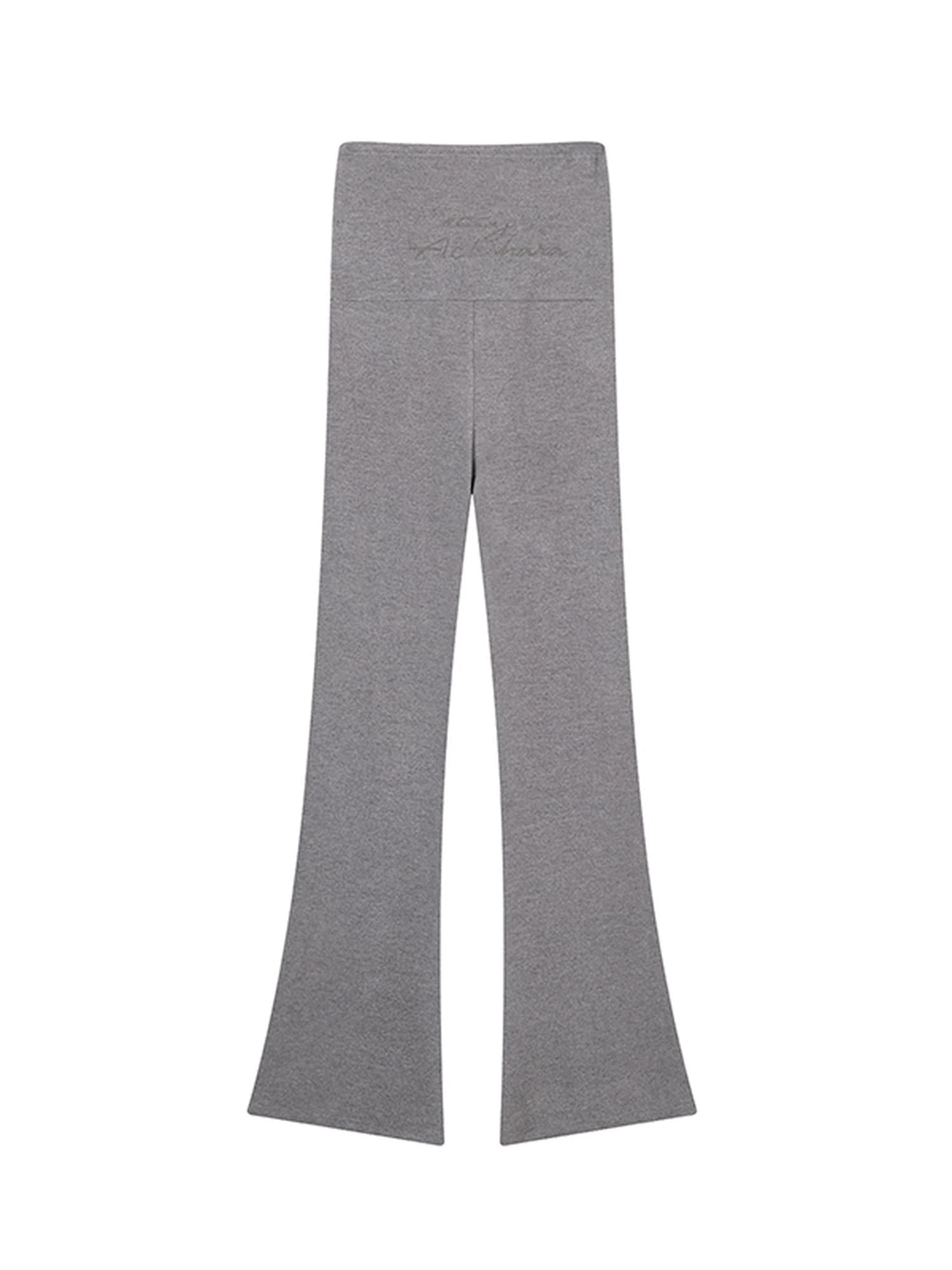 Brittany Flared Leggings Winter Warm High Waist Stretch Pants