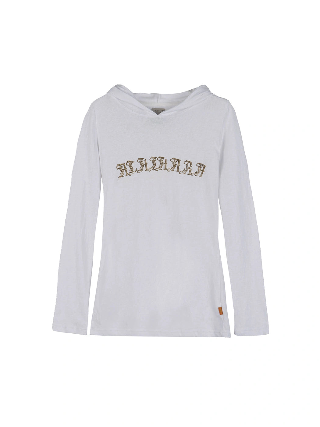 Summer Cool Long Sleeve Hooded Split Hem T Shirt