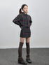 Imagine Inspired Grid Shirt & Pencil Skirt Set