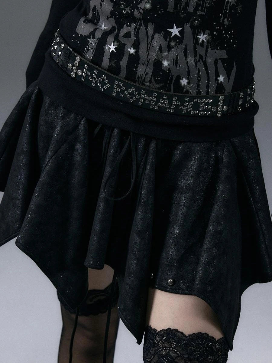 Punk Chic Rhinestone Leather Belt For Women Fashion Belt