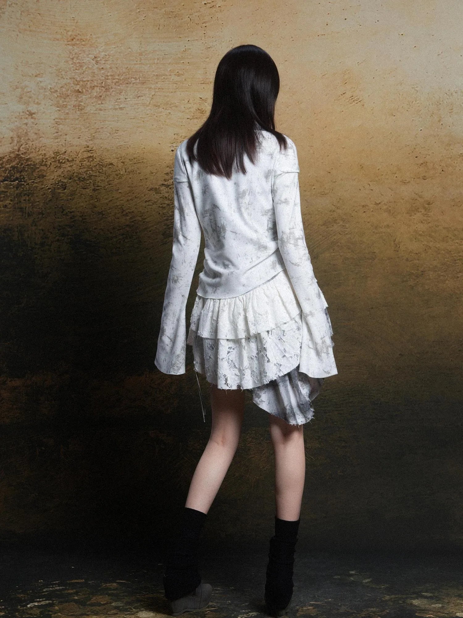 Punk Plaid Contrast Panel Dress Rebellious Spring Style