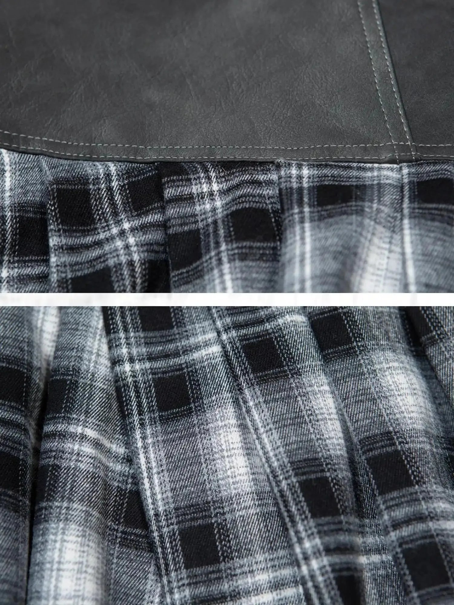 Punk Rock Vintage Asym Pleat Low Waist Skirt All Season