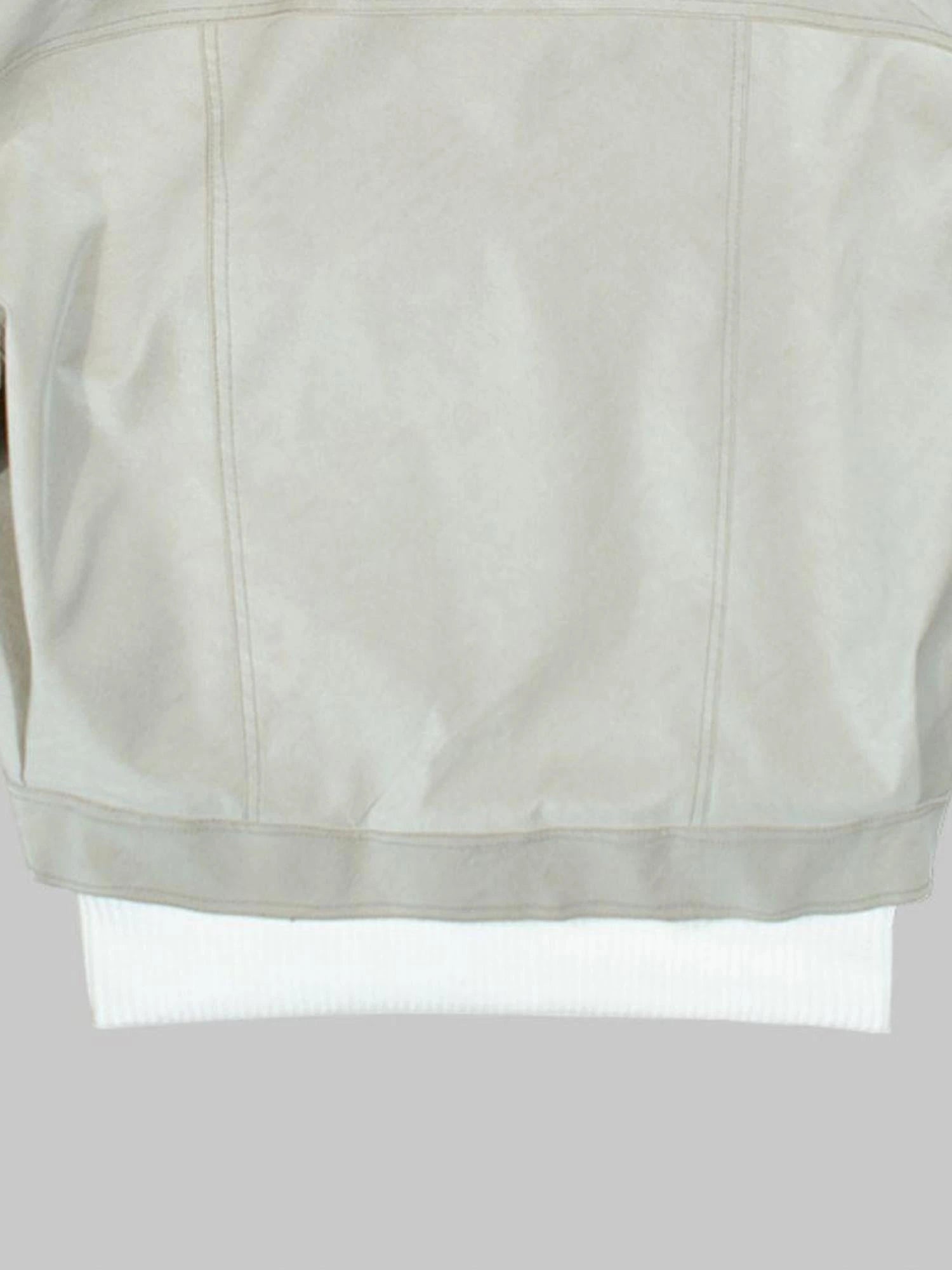 Punk Rock Vintage Faux Leather Fur Jacket For Women Winter