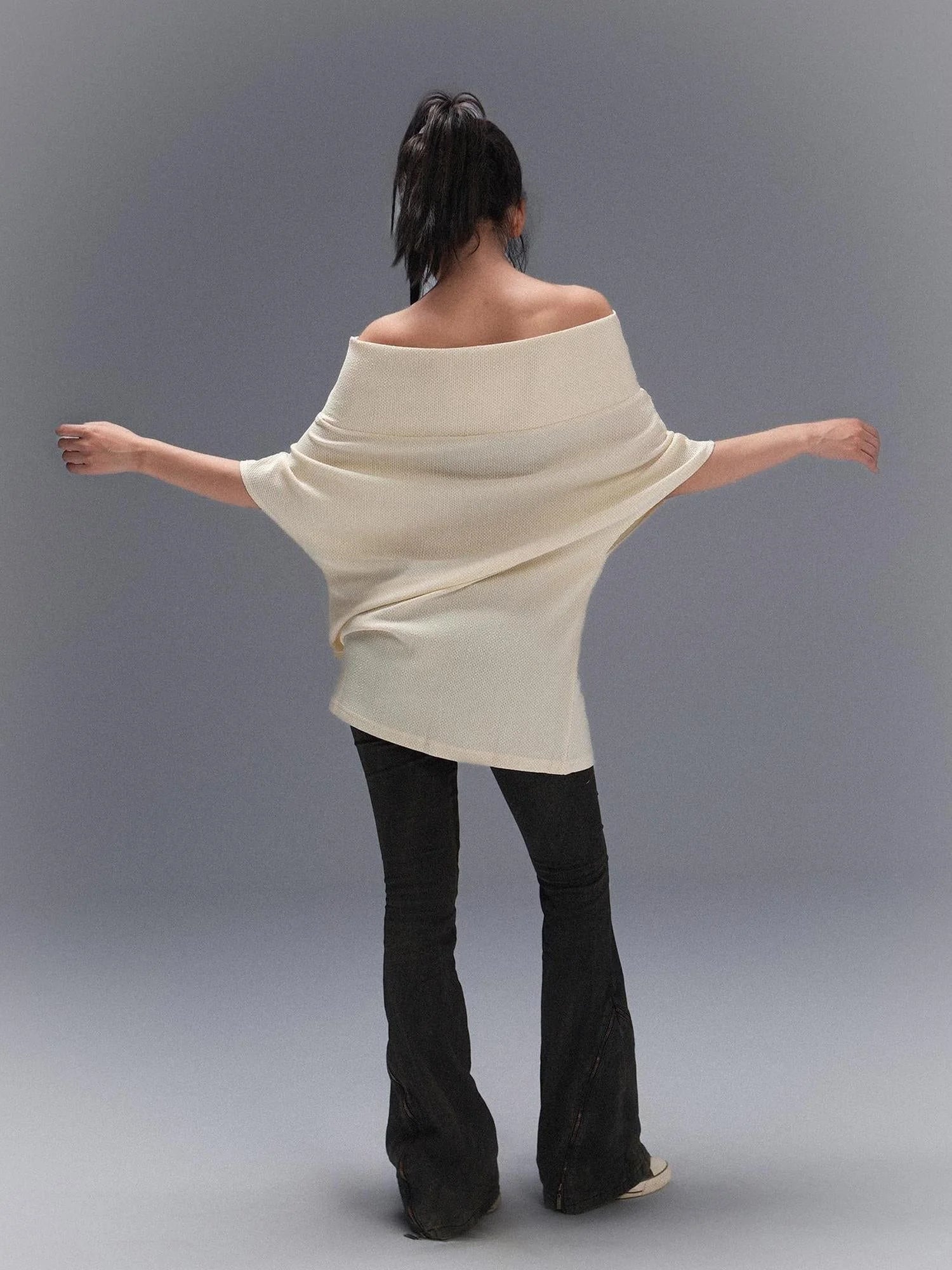 Punk Street Vintage Batwing Sleeve Thermal T Shirt