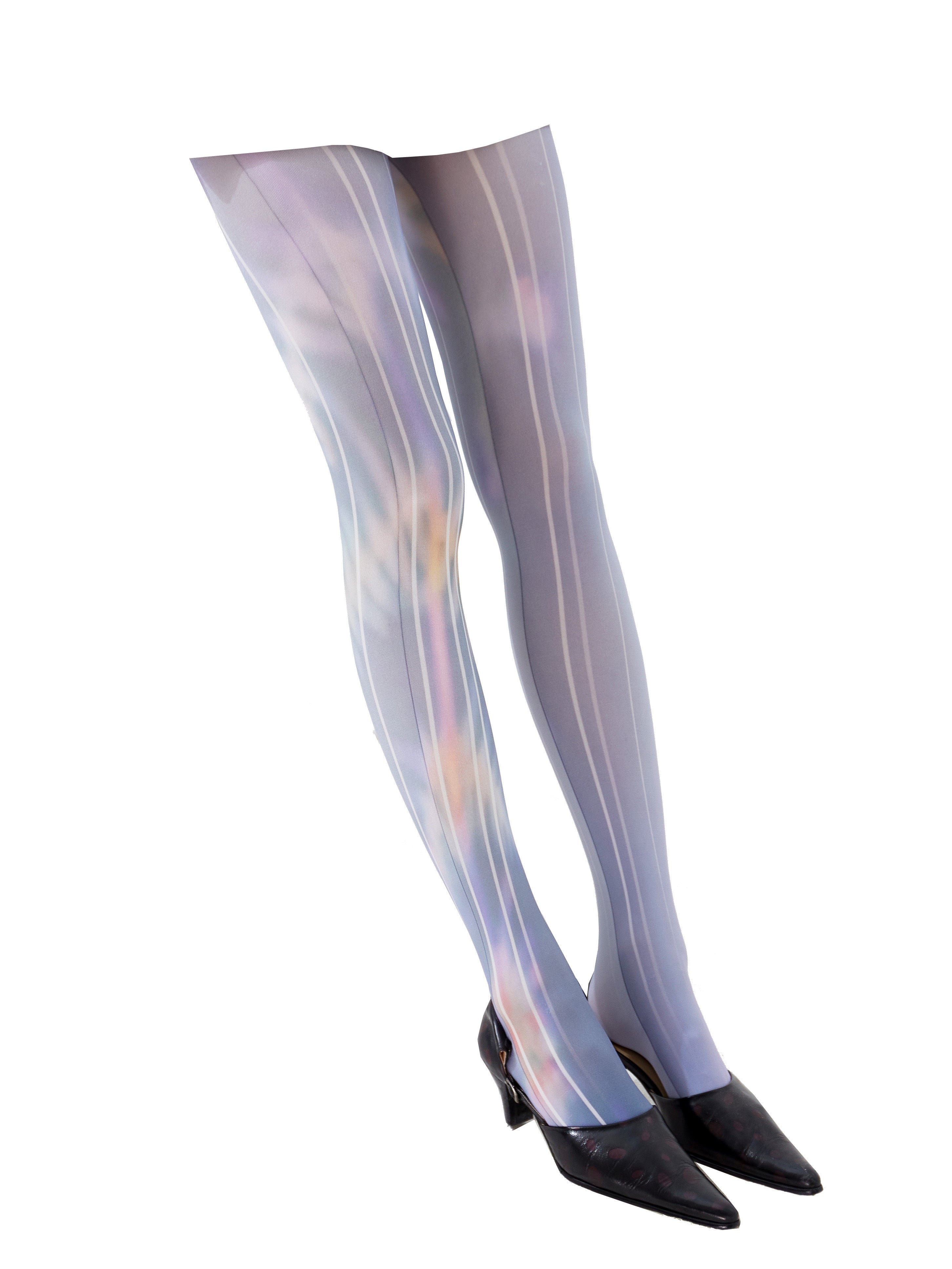 YOSHUYUKI Sexy Colorful Print Opaque Tights 120d All Over Pattern