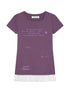 Time Bandage Floral Trim Tee