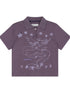 Digital Dragon Polo Tee V-neck T-shirt Long-Sleeve