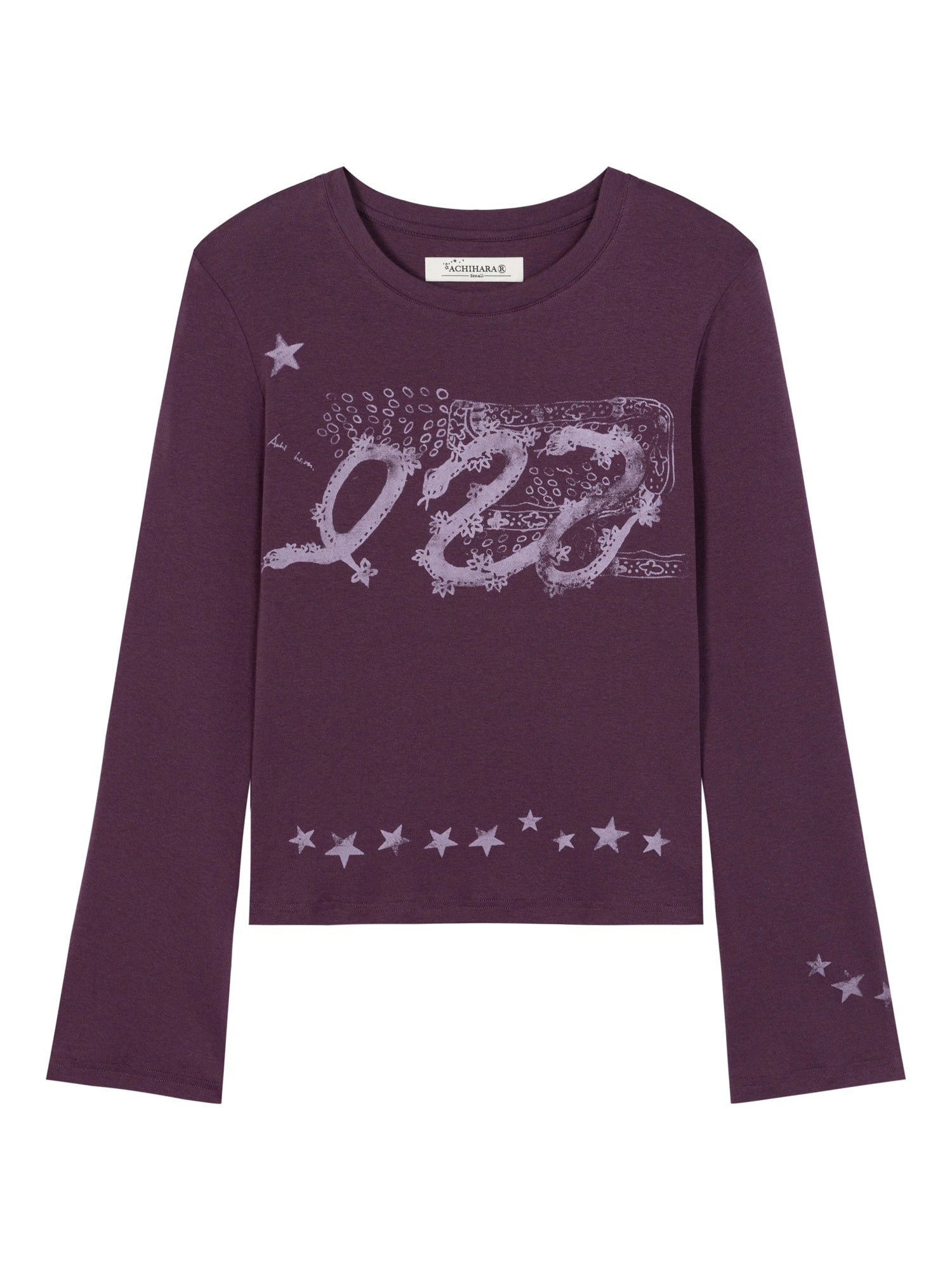 Gray Print Short Sleeve T-Shirt Unisex