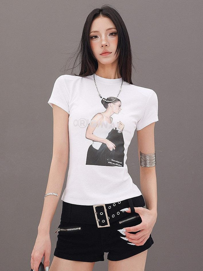 QIUQIU STUDIO Black Belted Heavy Embellished Pocketed Zip Fly Slim Hip Women&