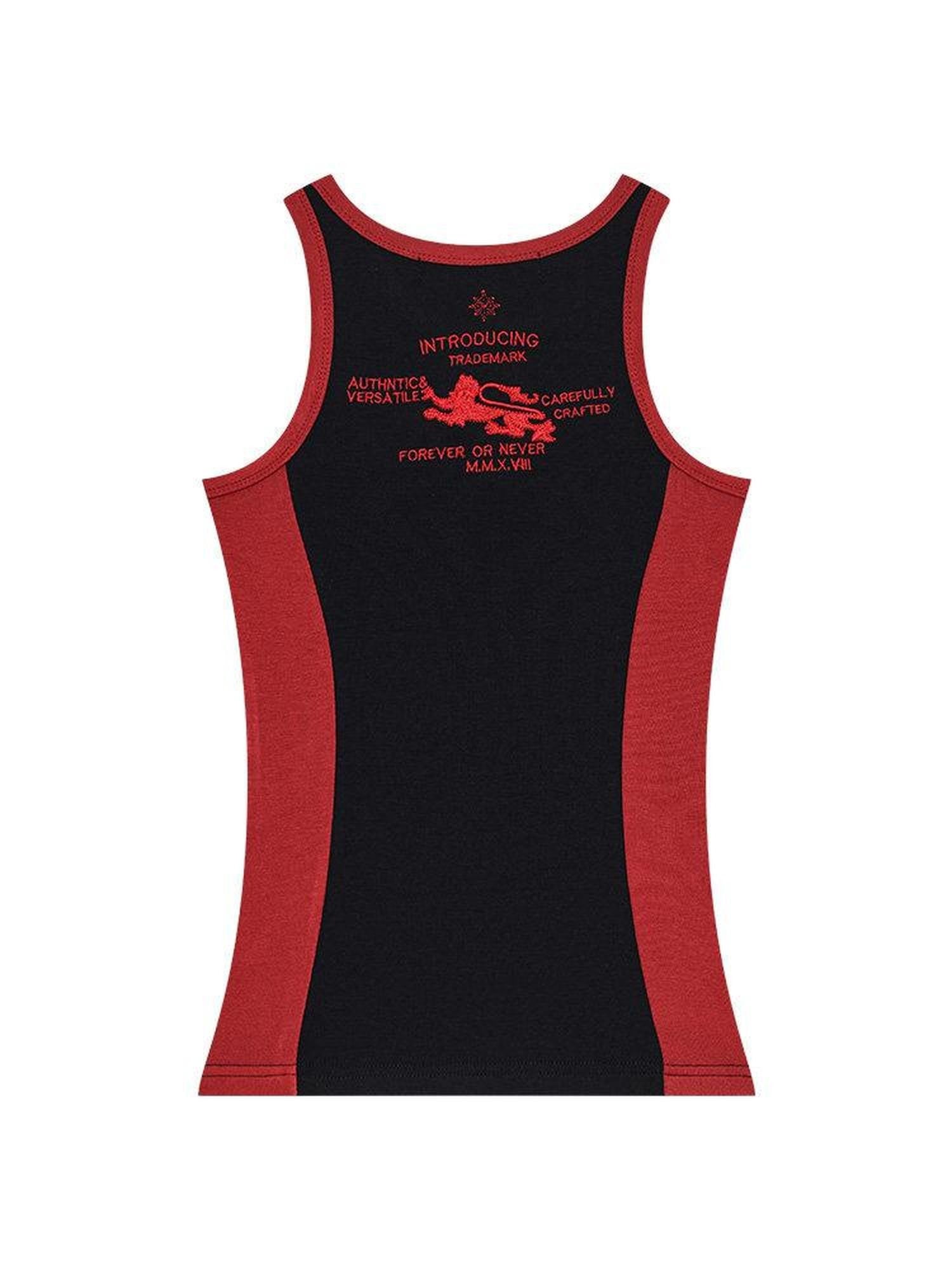 QIUQIU STUDIO Colorblock Logo Racerback Women&