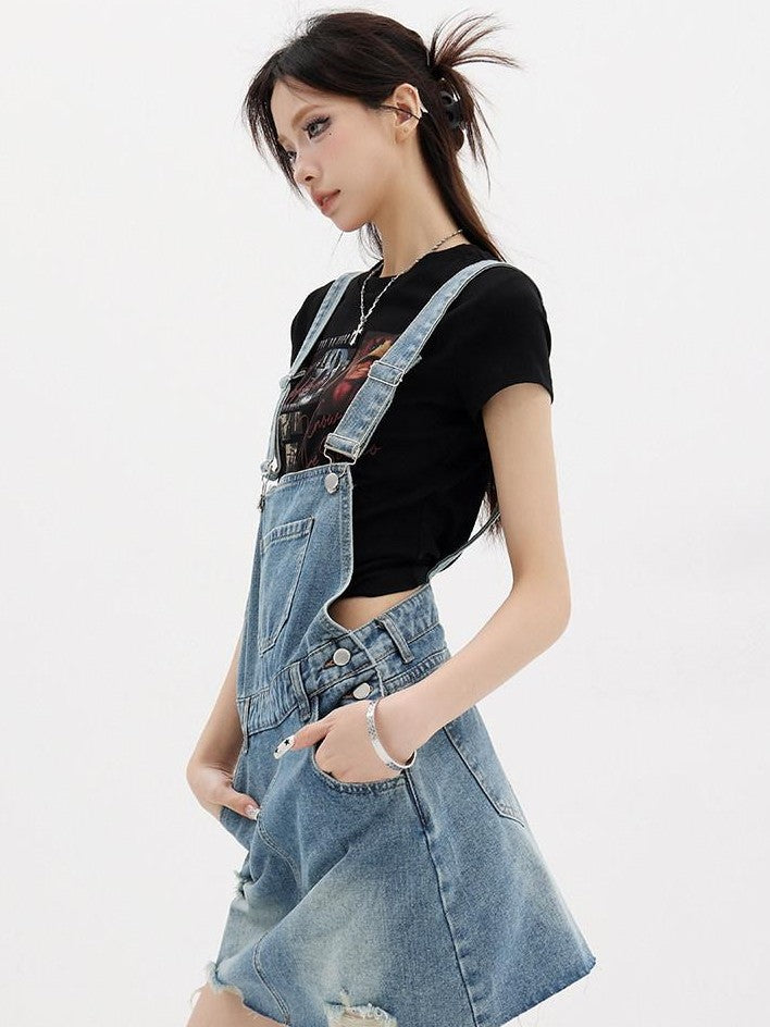 QIUQIU STUDIO Creative Letter And Figure Print Slim Fit Women&