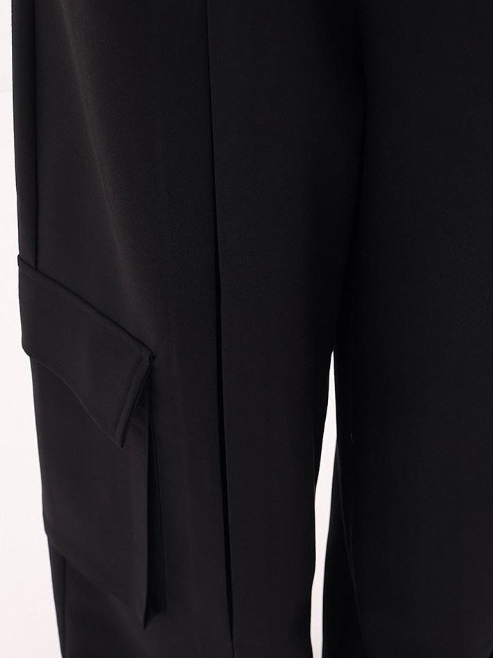 QIUQIU STUDIO Extra Long Multi Pocket Cargo Women&