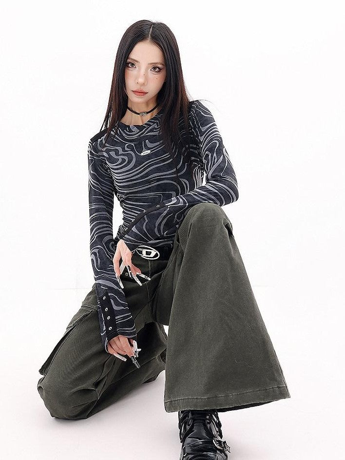 QIUQIU STUDIO Tall Extended Workwear Pockets Loose Drape Women&