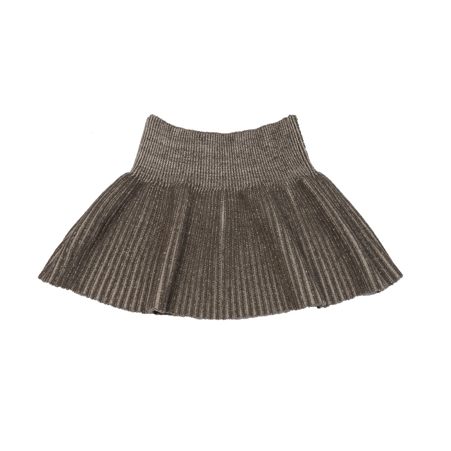QUORRA_S_CHORD_Chocolate_Ribbed_Pleated_Low_Waist_Stretch_Flared_Women&