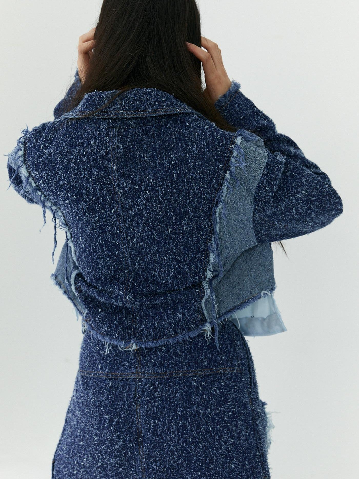 QUORRA S CHORD Cropped Patchwork Deconstructed Women&