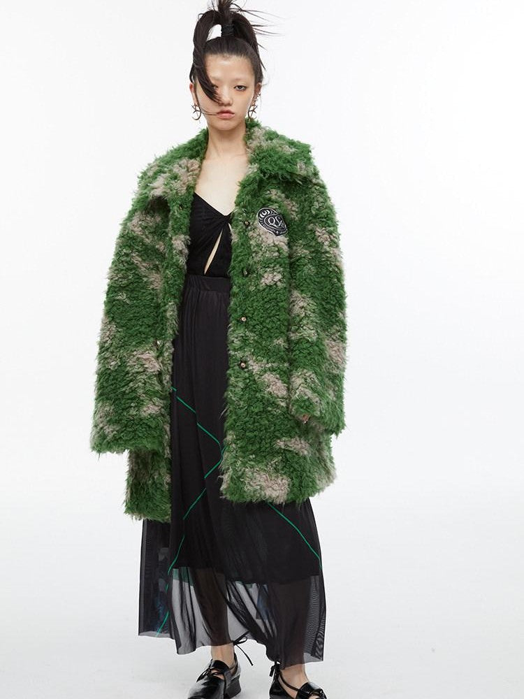 QUORRA S CHORD Moss Green Tie Dye Oversized Women&