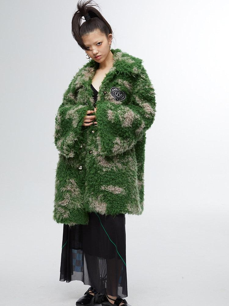 QUORRA S CHORD Moss Green Tie Dye Oversized Women&