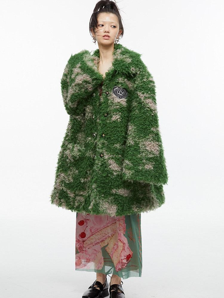 QUORRA S CHORD Moss Green Tie Dye Oversized Women&