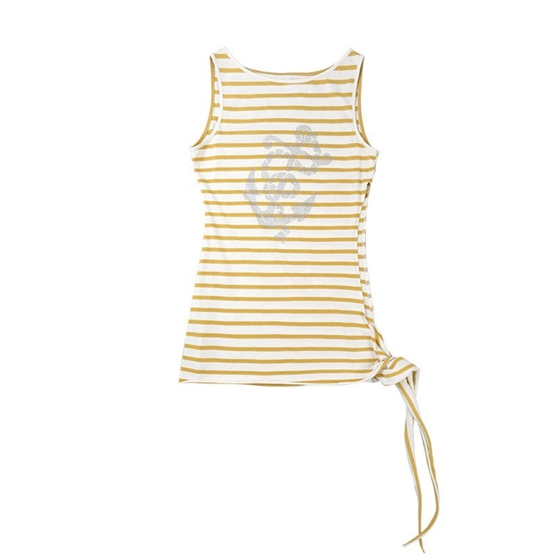 QUORRA_S_CHORD_Nautical_Striped_Anchor_Hibiscus_Split_Tie_Women&