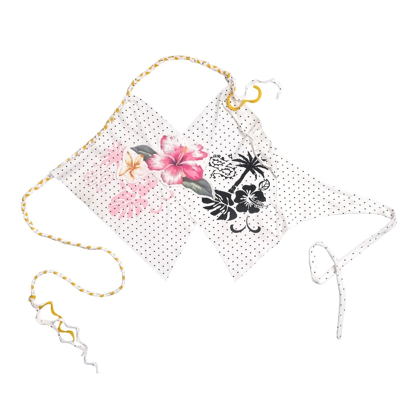QUORRA_S_CHORD_Polka_Dot_Hibiscus_Patchwork_Braided_Tie_Women&