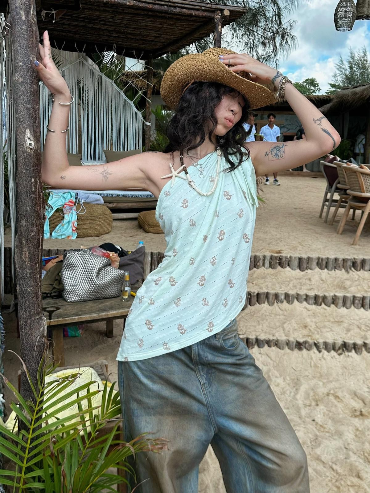 QUORRA S CHORD Tribal Natural Handmade Shell Starfish Women&