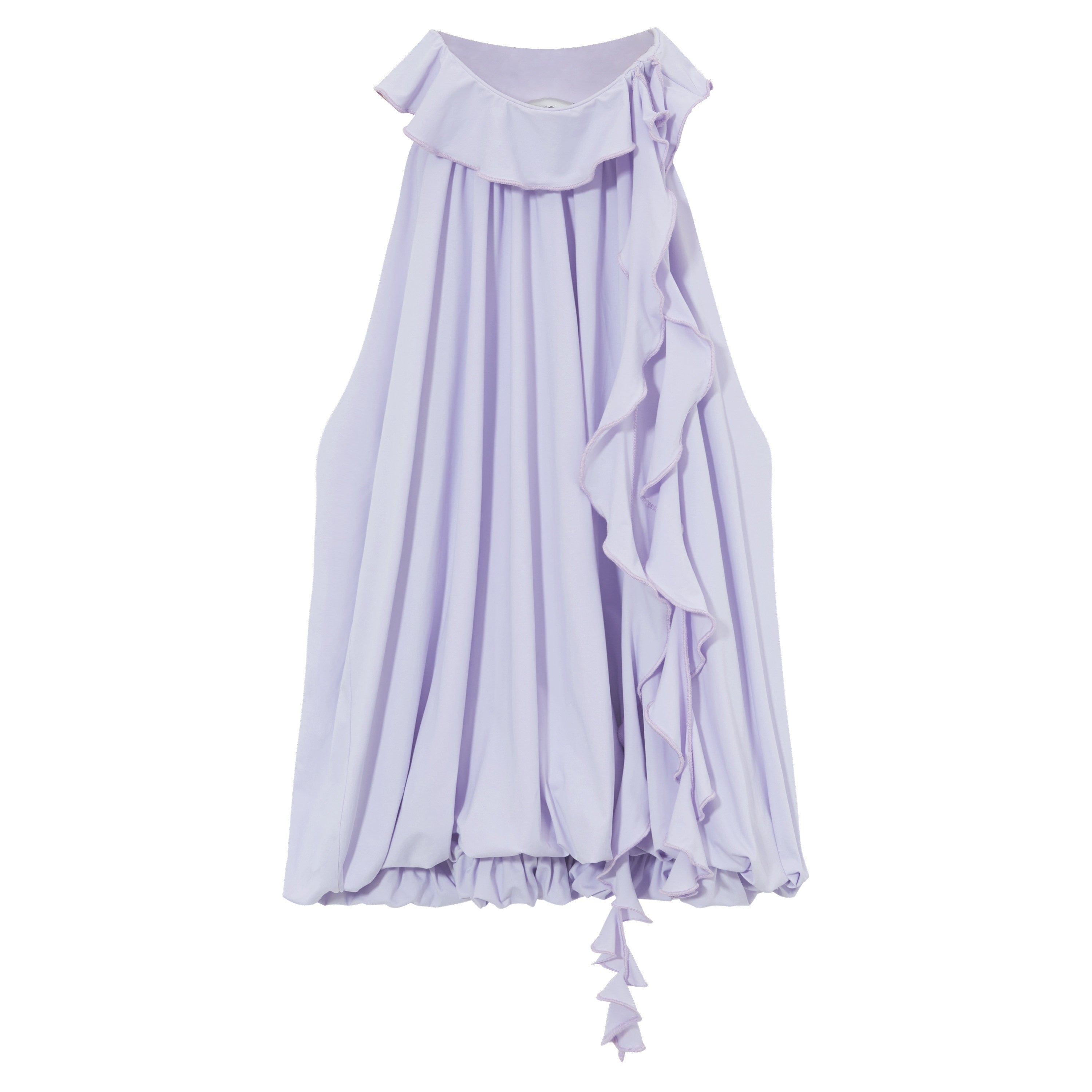RUN TO THE FUTURE Breathable Loose Halter Nylon Spandex Travel Women Ivory Lilac Camisoles