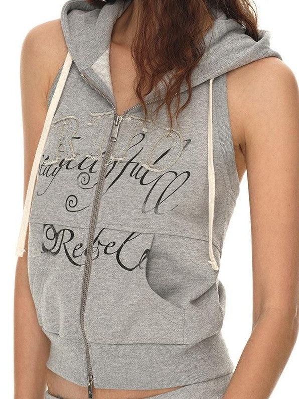 RUN TO THE FUTURE Cherry Blossom Pink Alphabet Print Midrise Micro Flare Women&