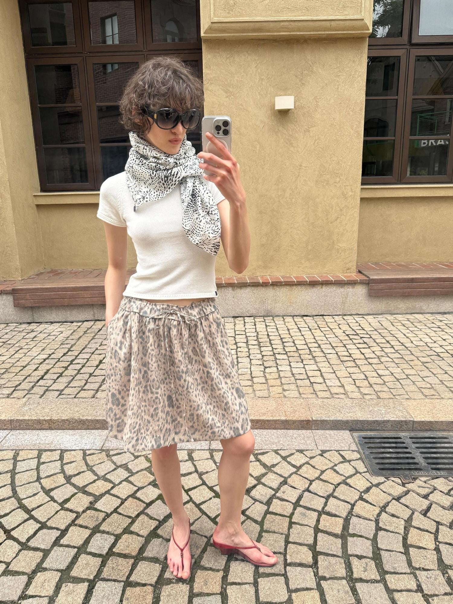 RUN TO THE FUTURE Textured Zebra Print Women&