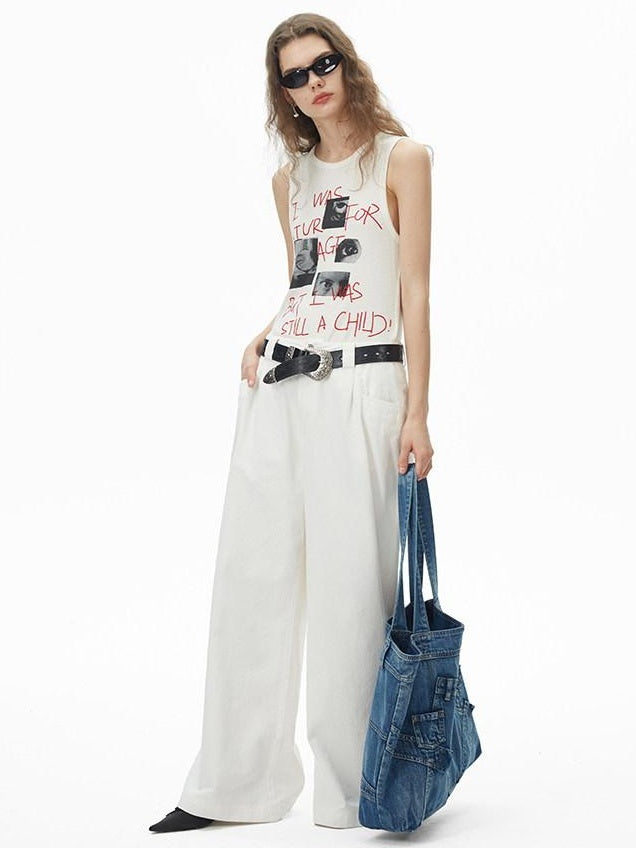 RUN TO THE FUTURE Washable Denim Blue Cotton Lined Commuter Unisex Dual Strap Shoulder Bags