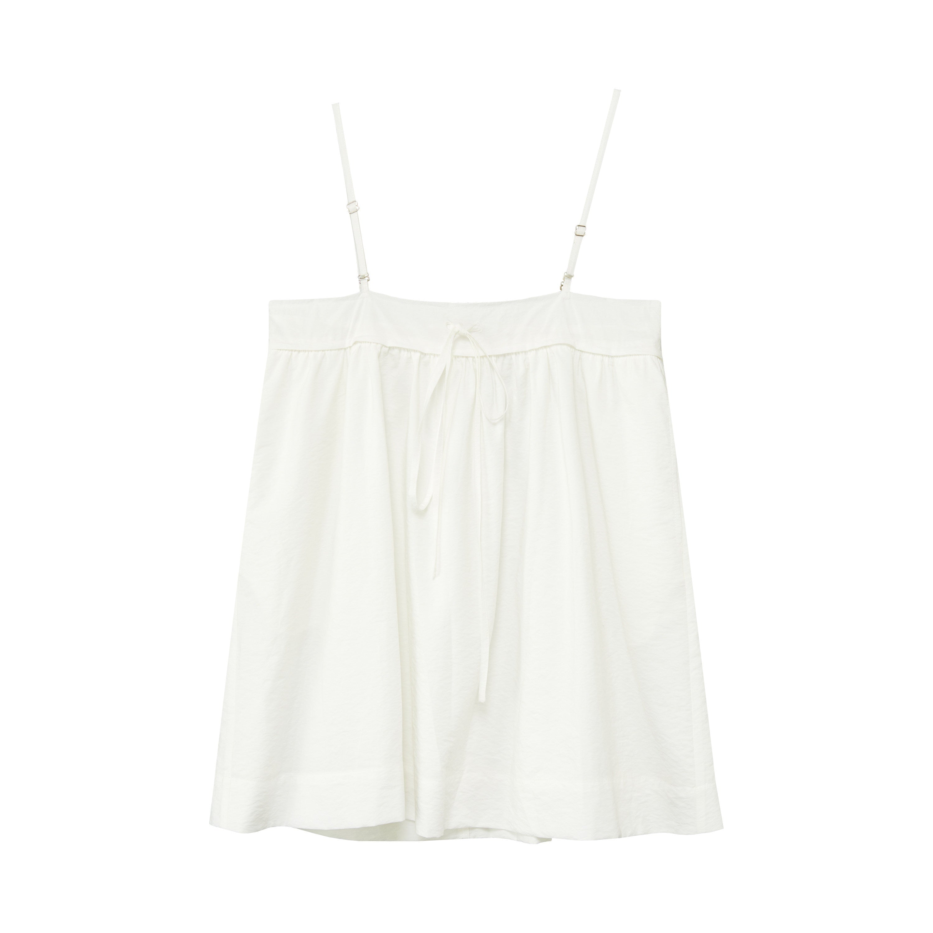 RUN_TO_THE_FUTURE_White_Leopard_Print_Ruched_Drawstring_Tie_Women&