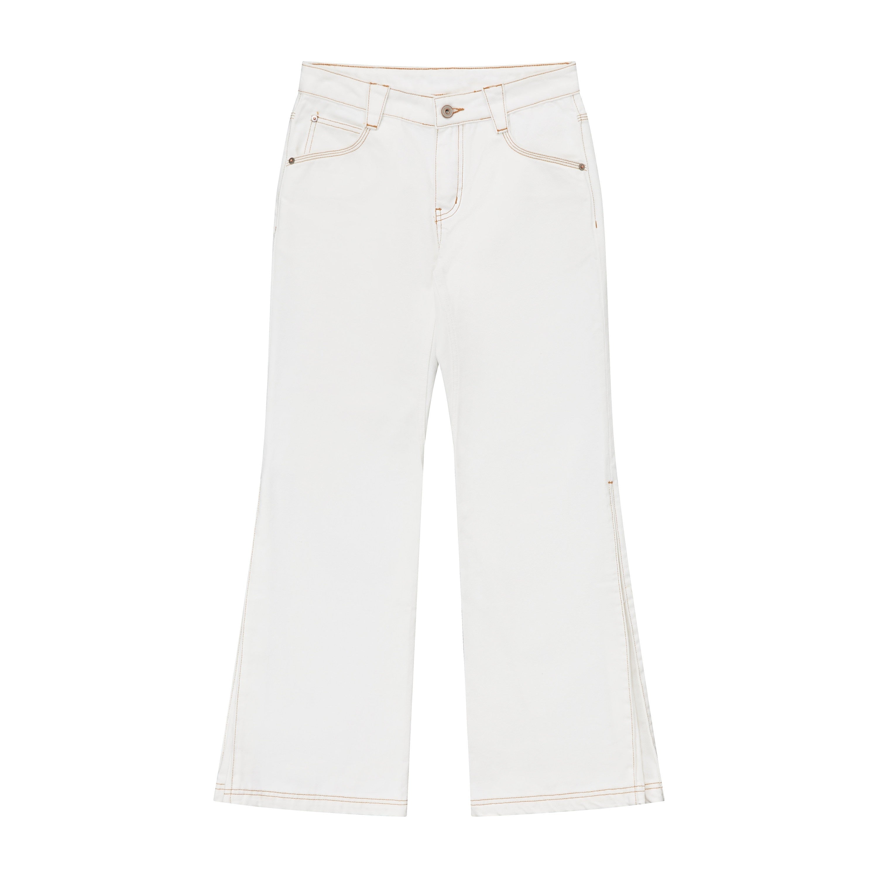 RUN_TO_THE_FUTURE_White_Vintage_Contrast_Stitch_Mid_Low_Waist_Slim_Women&
