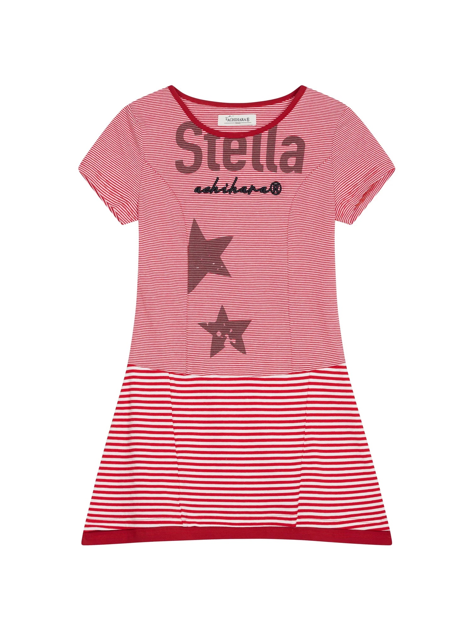 Stella Stolen Romance Short Sleeve Striped Dress