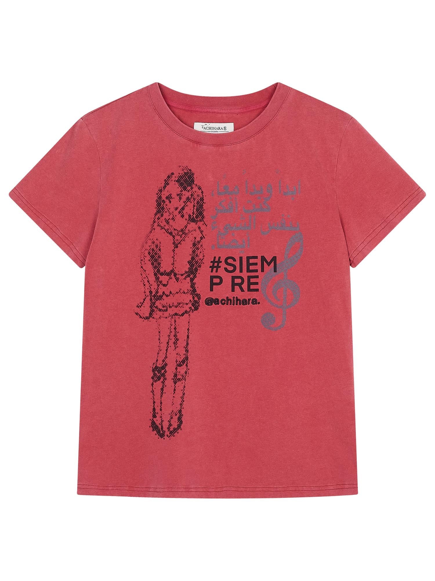Achihara Vintage Music Radio Tee