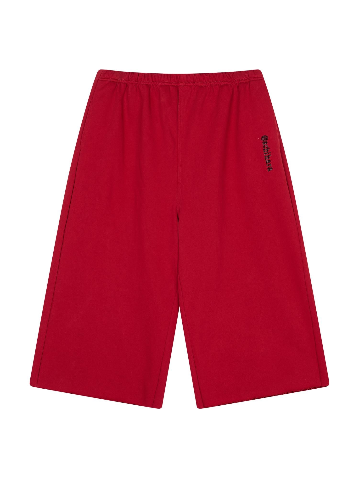 Achihara Achihara Distressed Hem Cargo Joggers