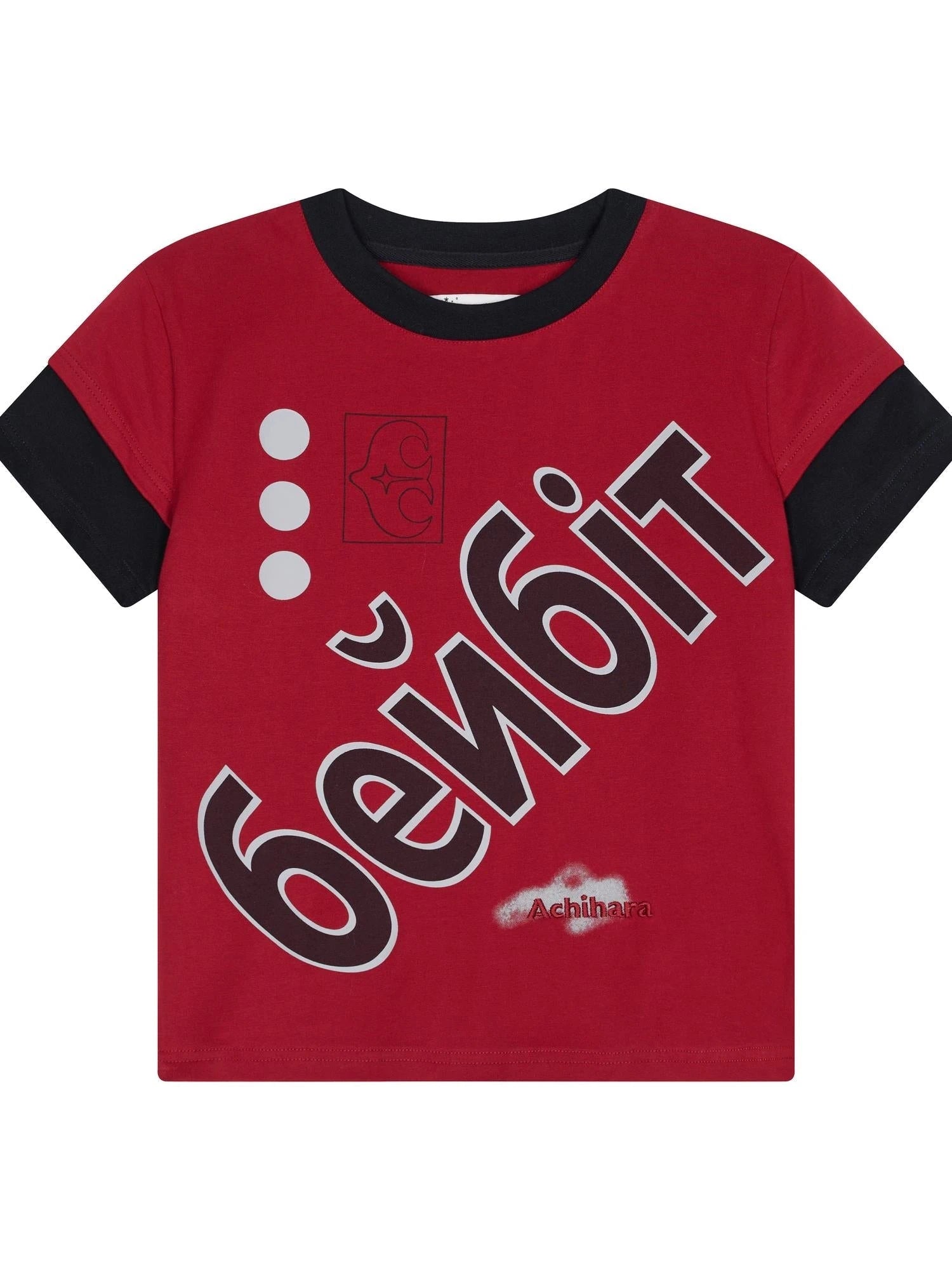 Gemini Cotton Tee With Kazakh Print
